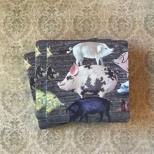 Eden Pig Coasters